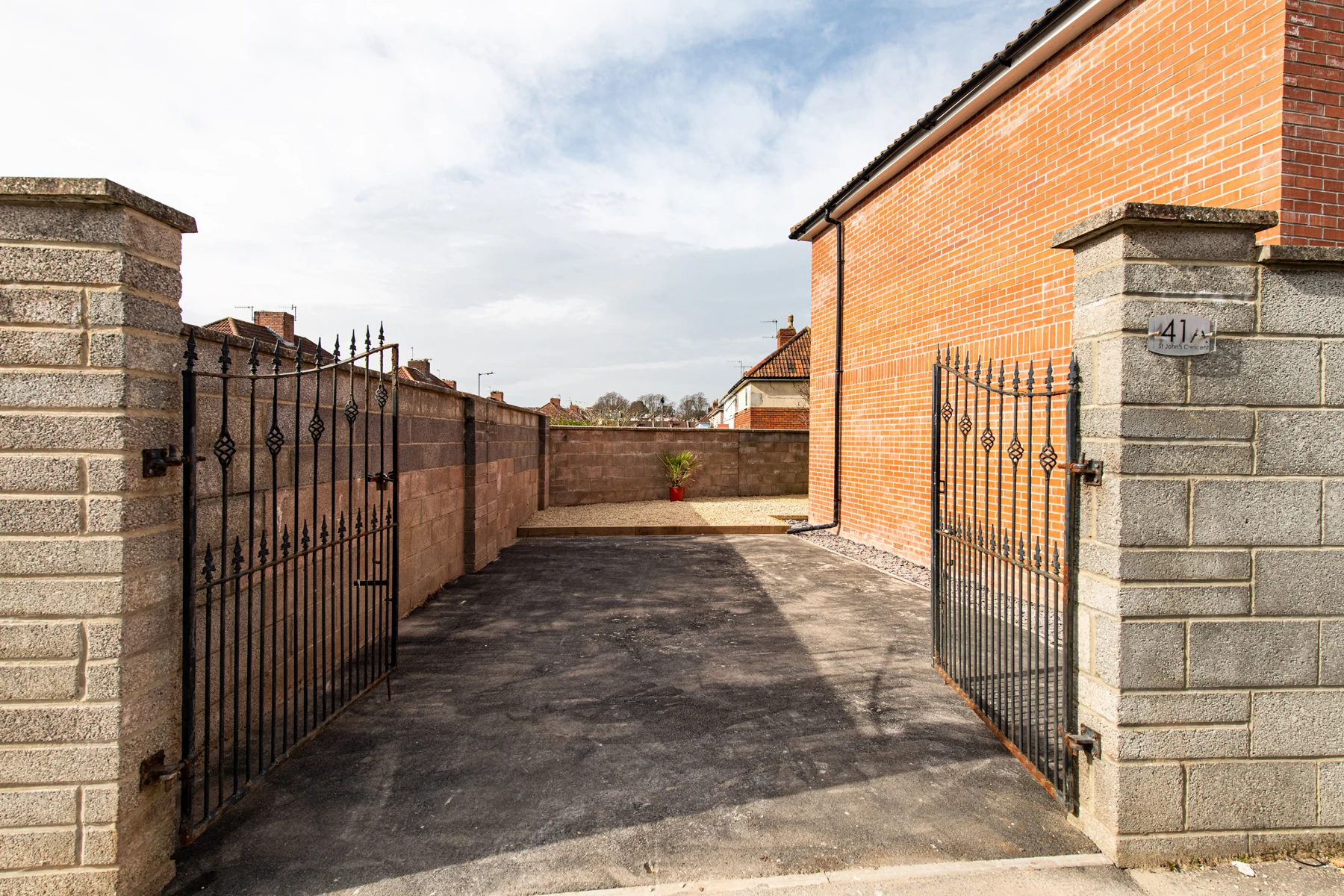 Side access beside the extension in Bedminster, Bristol