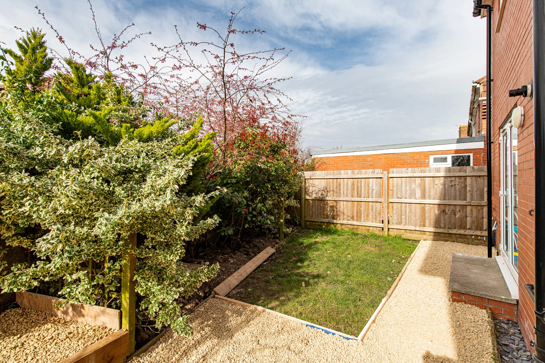 Garden and path in Bedminster, Bristol