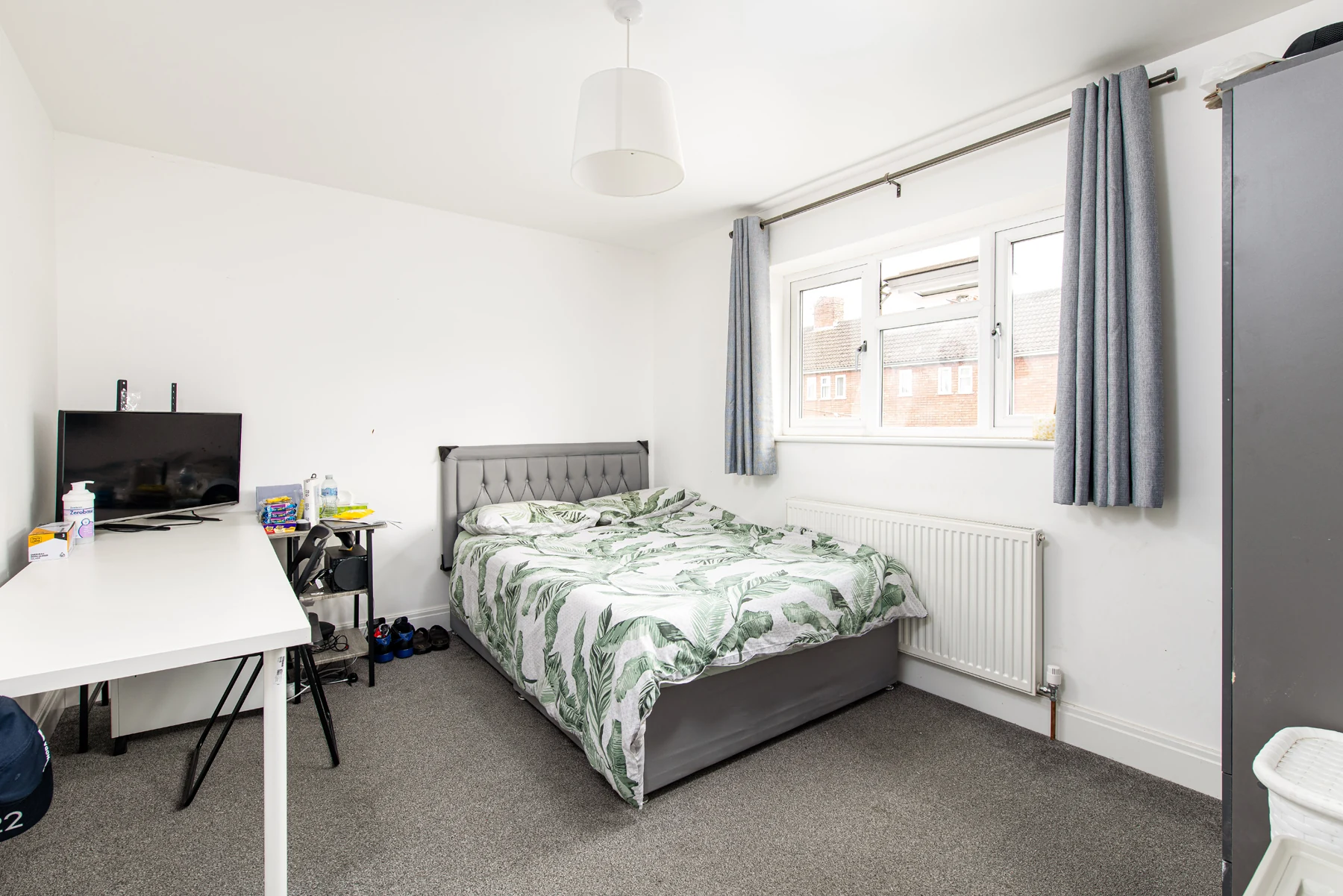 Completed bedroom in Bedminster, Bristol