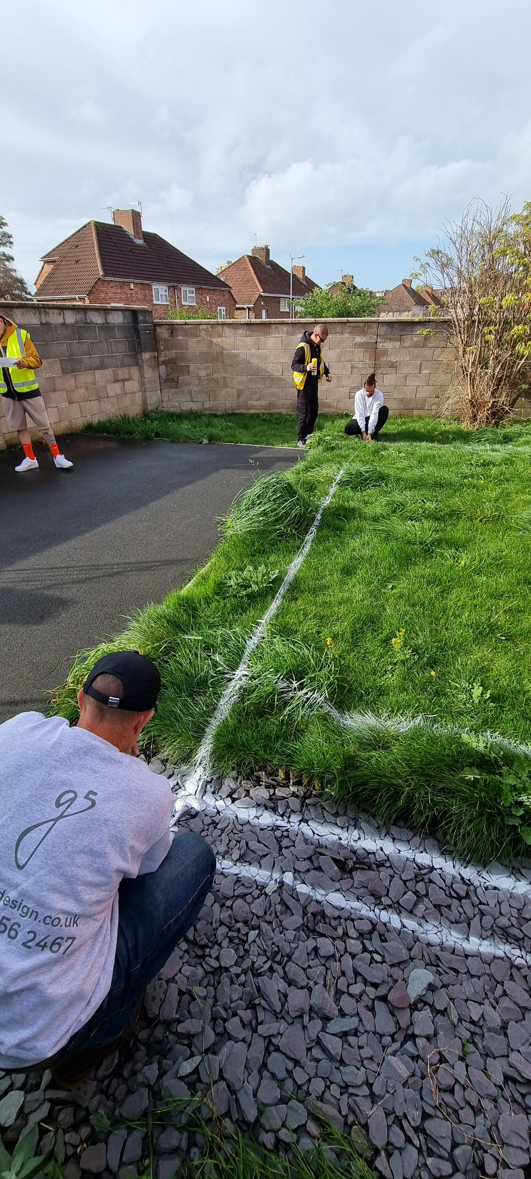 Preparing the site in Bedminster, Bristol