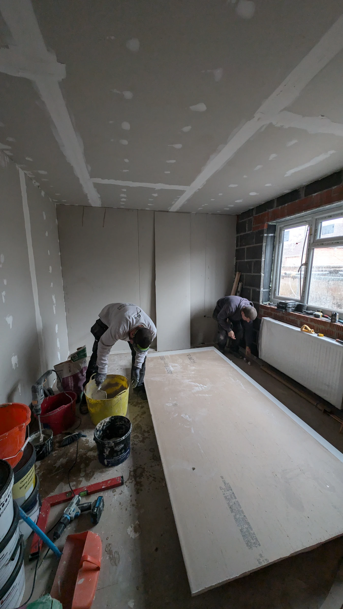Preparing the interior finishes in Bedminster, Bristol