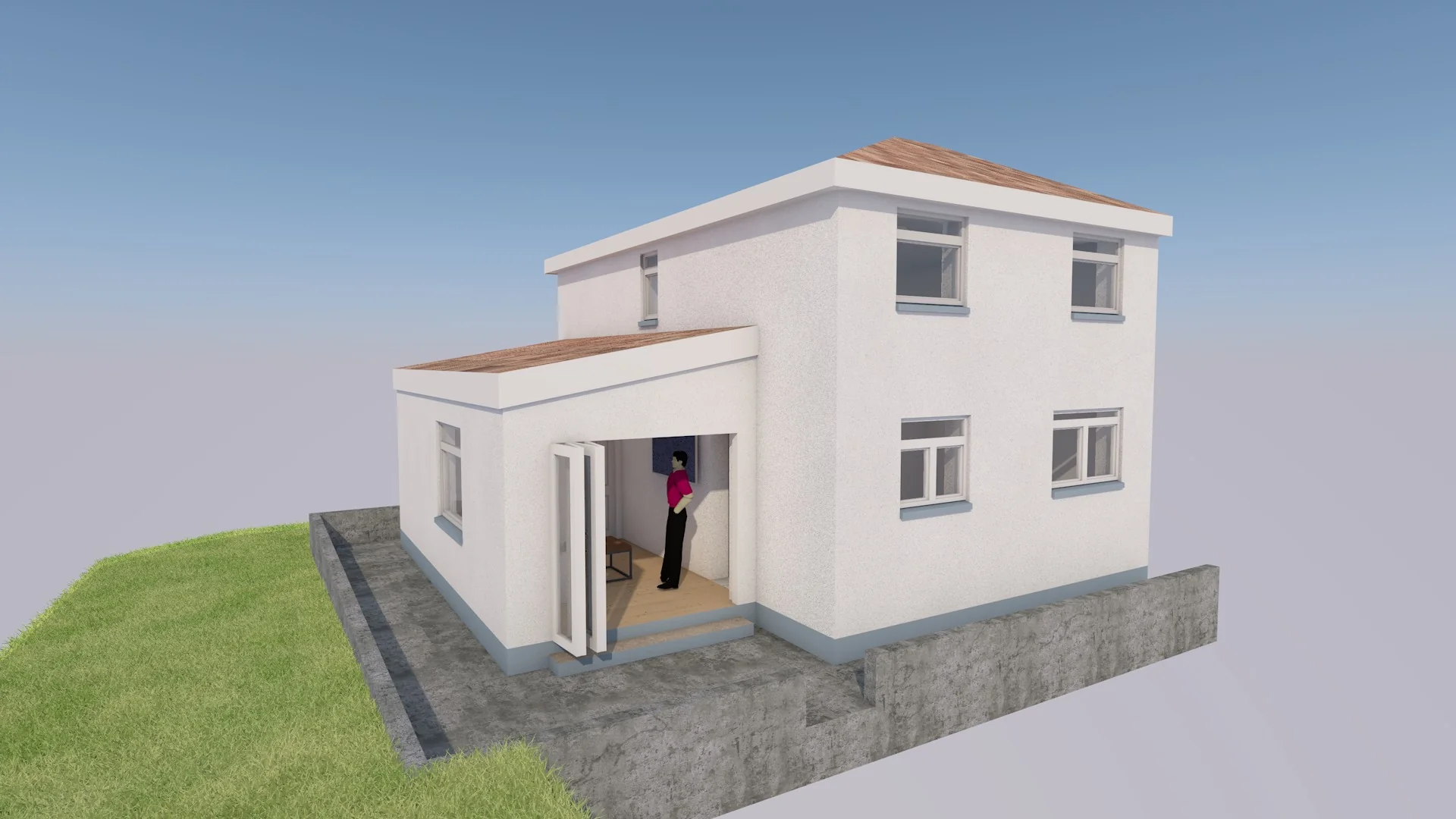 Design visualisation of the proposed Brislington house extension