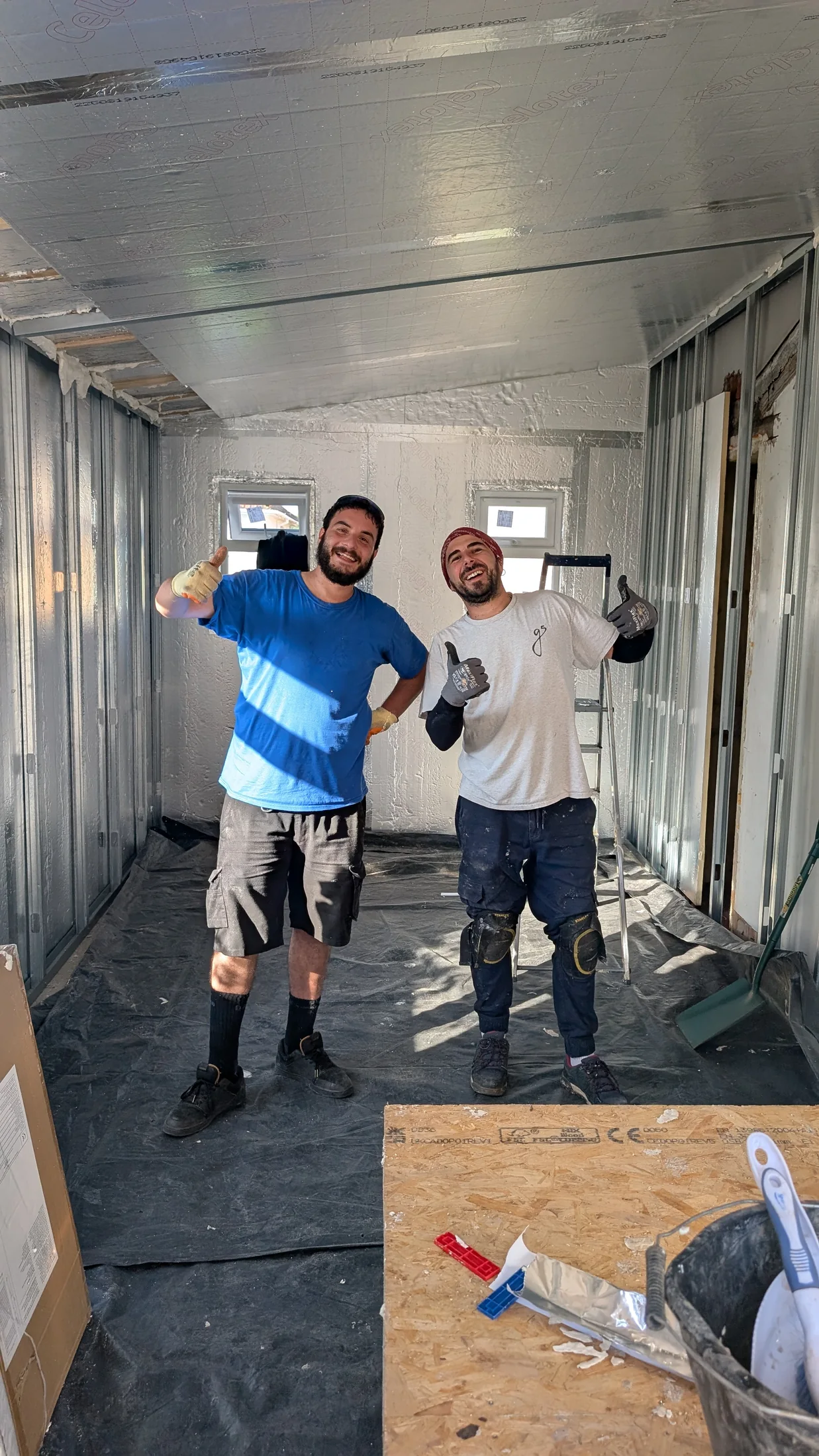 Gate5 team working inside the extension